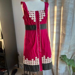 Anthropologie Floreat Sweet As Pie sleeveless Dress sz 4